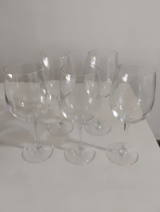 Copa de cristal elegante medianas