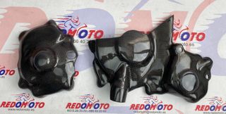 Tapas motor Yamaha carbono