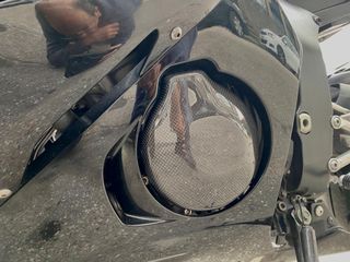 Tapas motor Yamaha carbono