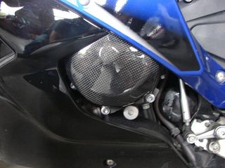 Tapas motor Yamaha carbono