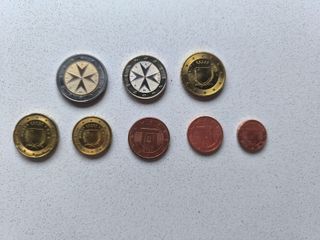 Serie basica monedas de euro - Malta - circuladas
