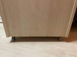 Mueble Cajonera verde con ruedas