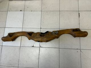 Yugo antiguo madera maciza grande