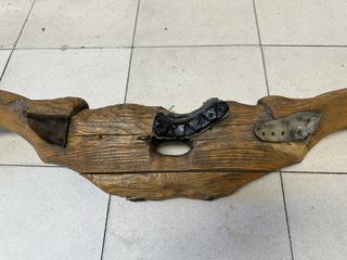 Yugo antiguo madera maciza grande