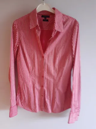 Camisa Tommy Hilfiger Rayas Rosas