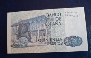 Billete 500 Pesetas SIN SERIE España 1979