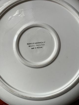 Juego de 2 Platos Decorativos pintados a mano