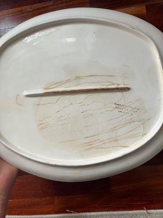 Juego de 2 Platos Decorativos pintados a mano