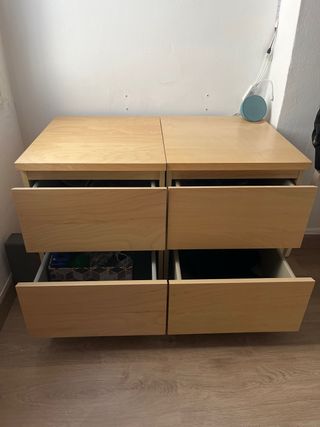 Cajoneras IKEA MALM madera