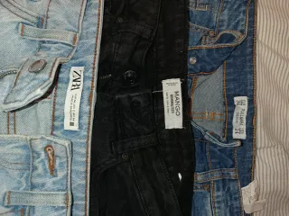 Pantalones vaqueros ZARA, MANGO y PULL&BEAR T34