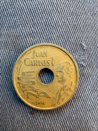 Moneda 25 Pesetas Barcelona 92