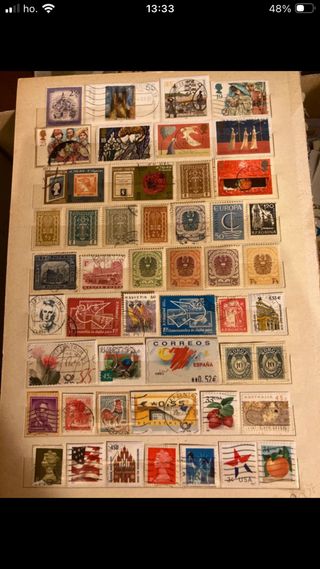 60) Lotto francobolli misti mondo