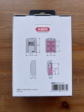 Caja de seguridad para llaves