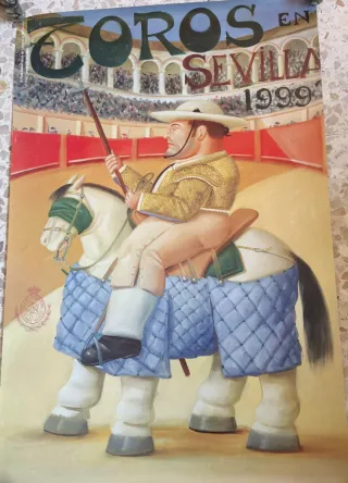 Cartel Toros Sevilla 1999 Botero