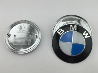 SIMBOLO BMW 82mm CAPOT AZUL Y BLANCO NORMAL