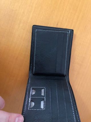 Cartera hombre piel