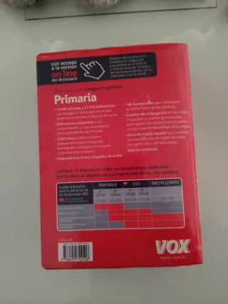 Diccionario de Primaria de Lengua española.