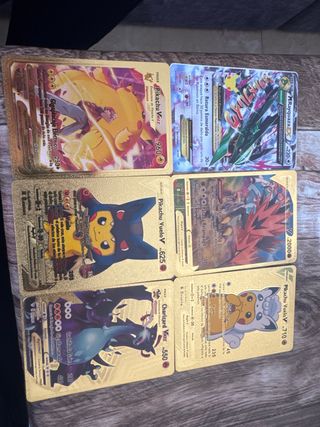 Lote Cartas Pokémon GX V VMAX