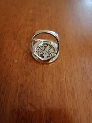 Anello Albero della Vita con Cristalli