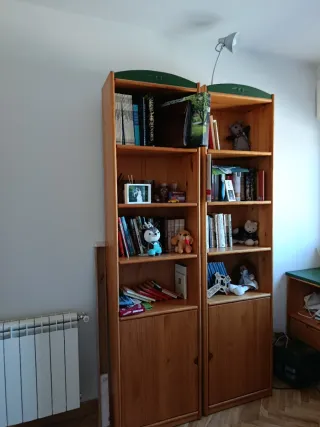 Camera completa in legno e tessuto