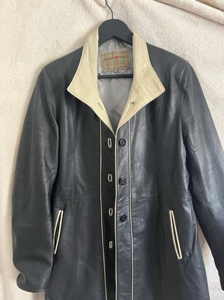 Chaqueta Cuero Marco Piel Vintage Talla