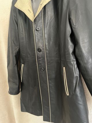 Chaqueta Cuero Marco Piel Vintage Talla