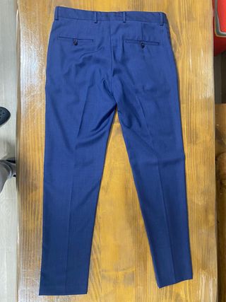 Traje Mango Man Slim Fit Azul Talla 40