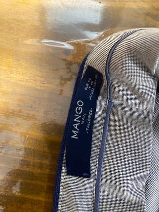 Traje Mango Man Slim Fit Azul Talla 40