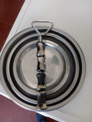 Frutero alpaca 3 bandejas