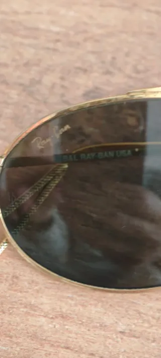 Gafas de Sol Ray-Ban Vintage Doradas