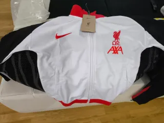 Abbigliamento sportivo Liverpool Bambino Nike Bianco/Rosso 7-8 anni