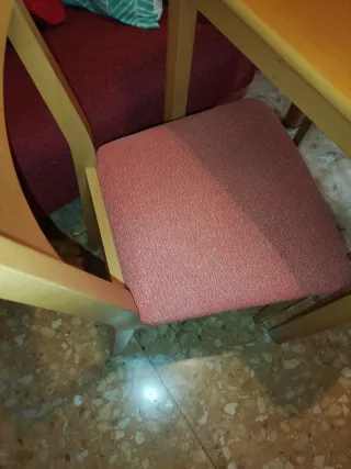 Mueble de salón madera y mesa a juego