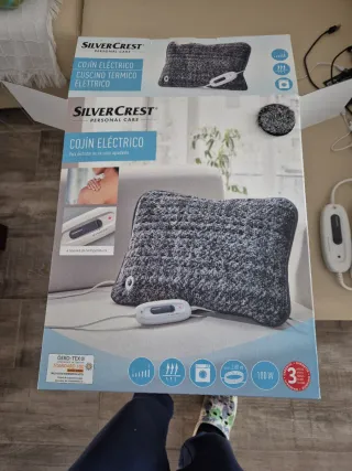 Cojín Eléctrico Calefactor Gris  marca Silvercrest