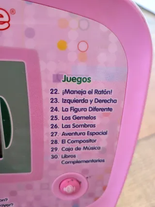 Ordenador infantil VTech rosa con ratón