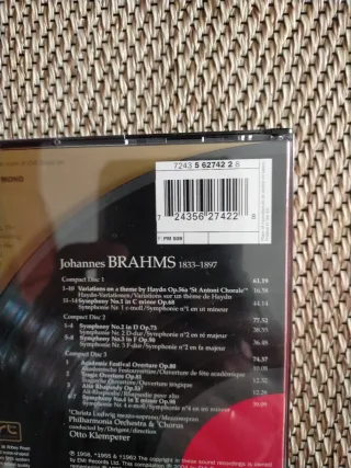 Brahms Sinfonías Nos. 1-4 EMI Classics