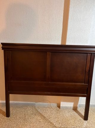 Cabecero de matrimonio madera