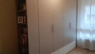 Comodino scrivania Sangiorgio bianco e beige