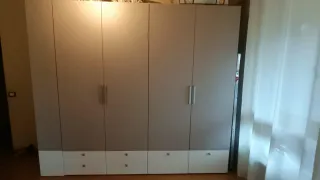 Comodino scrivania Sangiorgio bianco e beige