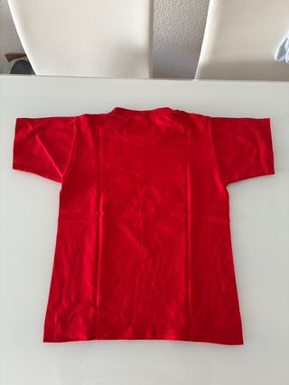 Camiseta unisex infantil roja