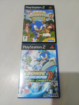 Giochi PS2 Sonic Riders & Sega Superstars Tennis