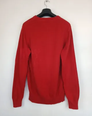 Jersey Tommy Hilfiger Rojo Retro 90s Y2K