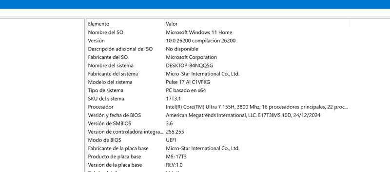 Portátil MSI Pulse 17 AI C1VFKG-028XES afbeelding 8