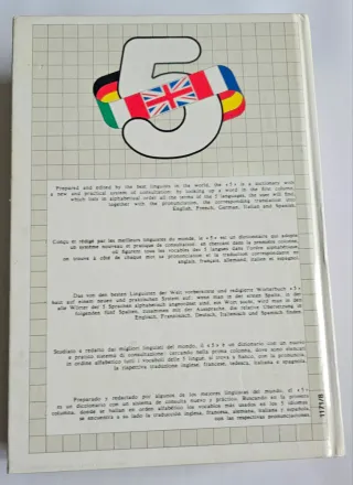 Dizionario simultaneo in 5 lingue