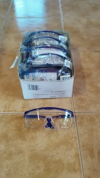 Gafas de protección azul ajustables