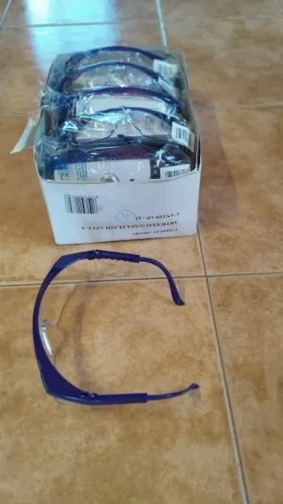 Gafas de protección azul ajustables