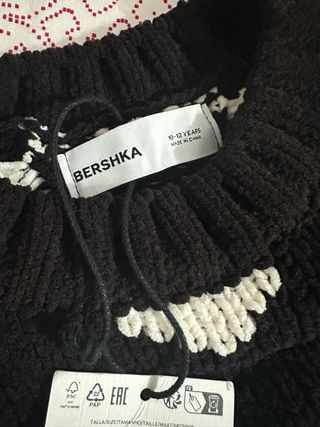 Jersey Corazones Negro y Blanco Talla XXS