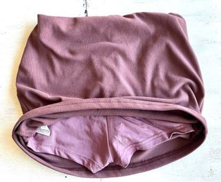 Conjunto top bandeau y falda pantalón XS chocolate