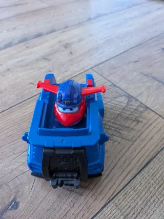 Coche Patrulla Canina Azul con Avión