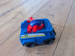 Coche Patrulla Canina Azul con Avión