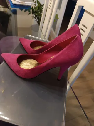 Zapatos de tacón rosa Jesús Cánovas